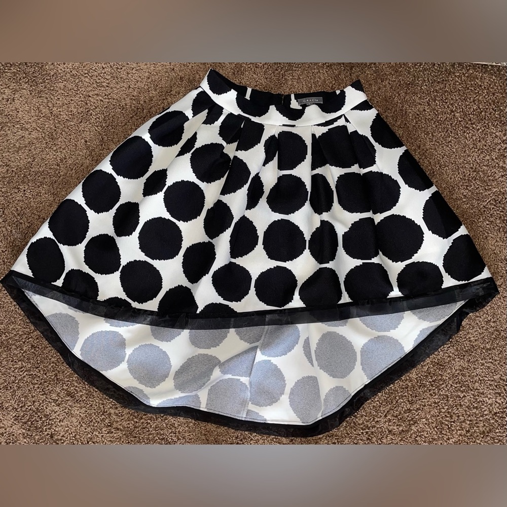 Garcia flared short skirt
